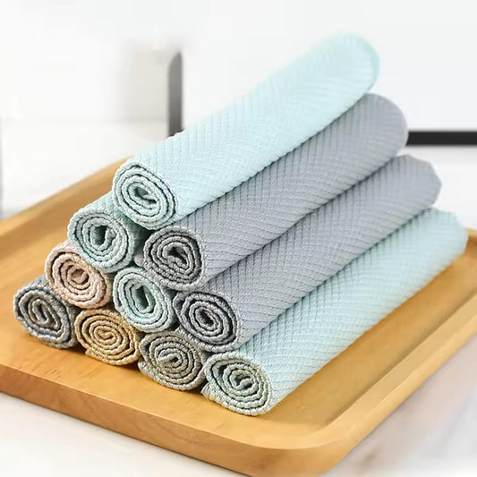 6pcs Cleaning Glass Cleaning Cloths