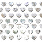 Heart Shape Acrylic Mirror Wall Sticker ( Approx 100 PCS)
