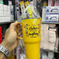Plastic Printed DIP AND DRINK Straw TUMBLER  (Capacity  750ml )