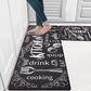 2PC Non-Slip Washable Kitchen Mat