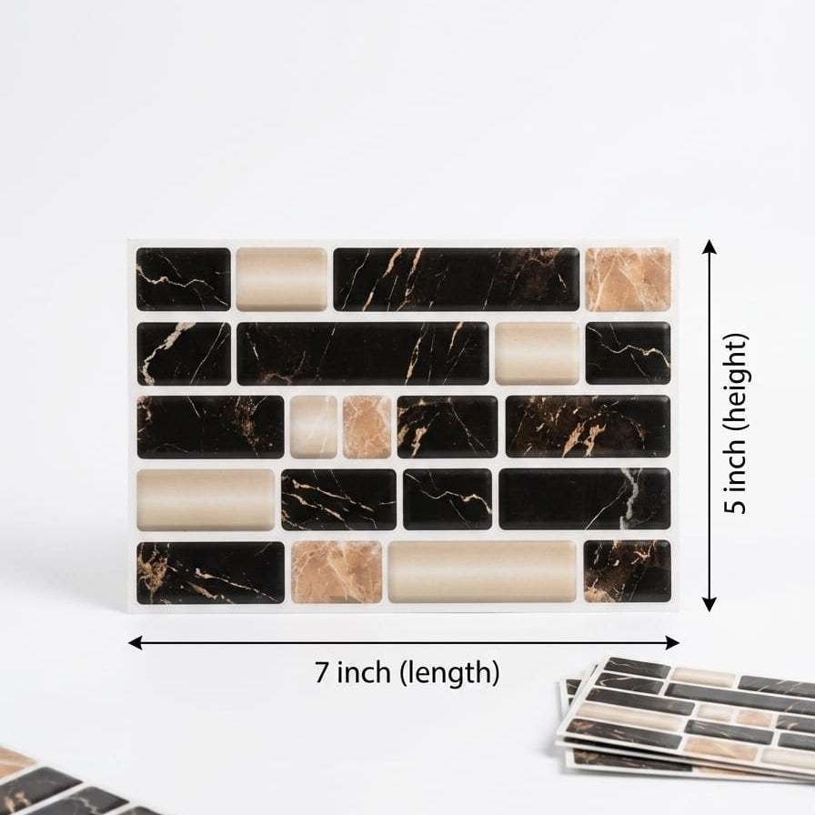Self Adhesive Brick Design Tile Stickers
