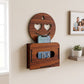 Wooden Smiley Phone Charging Holder