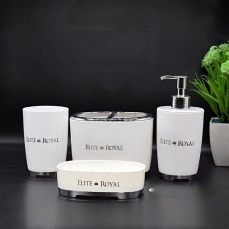 4 Pcs Elegant Design Bathroom Accessories Set  (Box Packing)