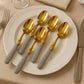6PCs Stainless Steel Golden Spoon