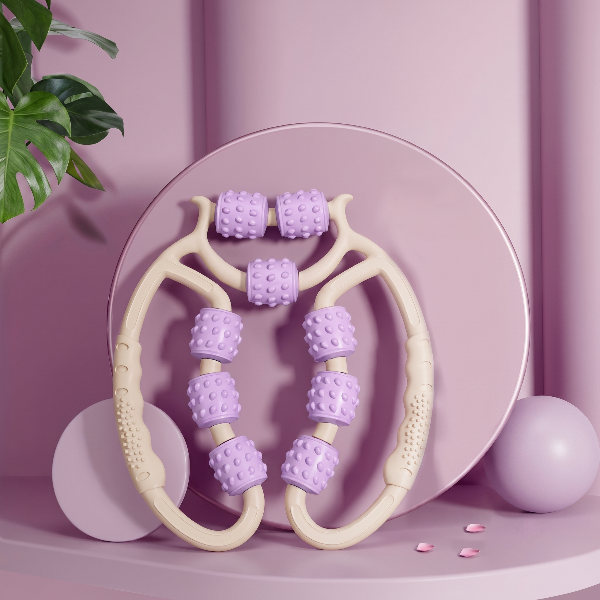 9-Wheel Full Body Massage Roller