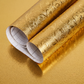 Self Adhesive Golden Flower Marble Sheet (60x200 CM)