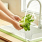 Acrylic Sink Water Splash Guard With Suction