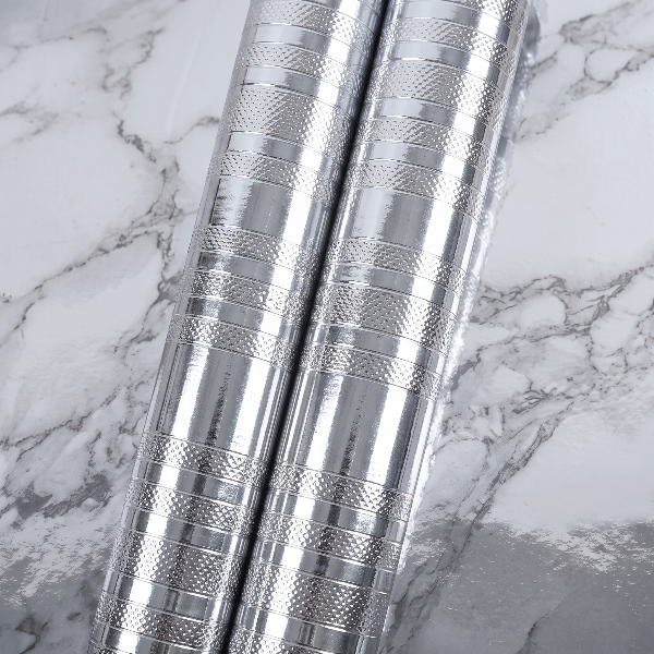Self Adhesive Silver Ray Marble Sheet (60x200 CM)