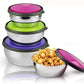 3PCs Stainless Steel Food Storage Bowl