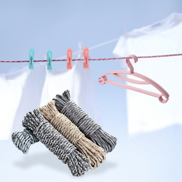 4Pcs Portable Clothes Drying Rope