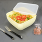 Pack Of 4 Plastic  Food Container With Lids