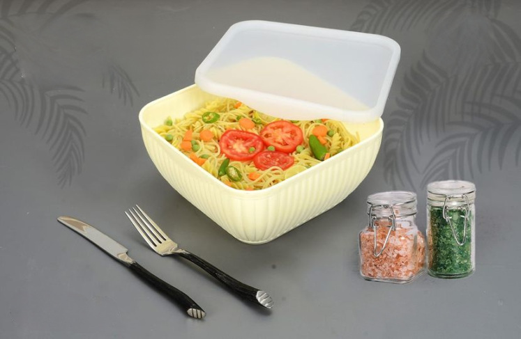 Pack Of 4 Plastic  Food Container With Lids