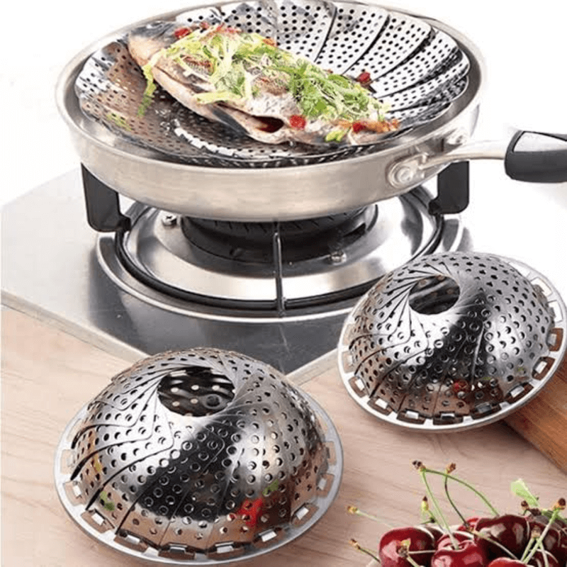 Stainless Steel Foldable Food Steamer