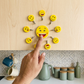 10Pcs Smiley Emoji Self Adhesive Hooks
