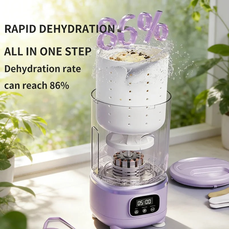 Wireless Rechargeable Digital Washing Machine 2L