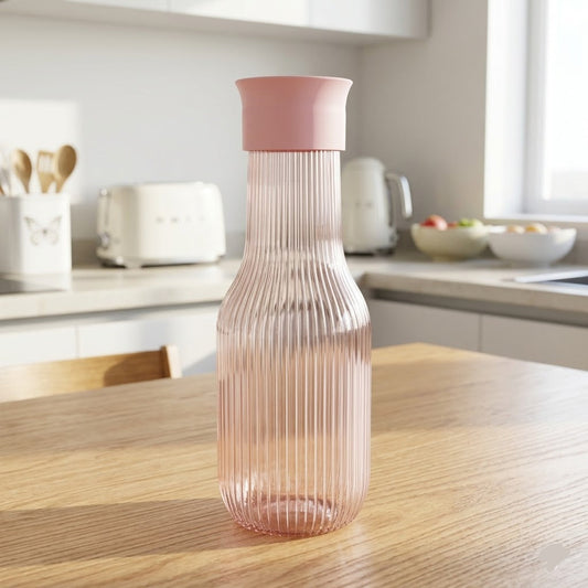 Plastic Linear Design Water Bottle