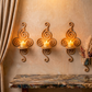 3PCs Cream Wooden Elegant Wall Shelf