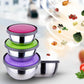 3PCs Stainless Steel Food Storage Bowl