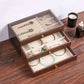 3 Layer Premium Wooden Jewelry Organizer Box