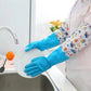 1 Pair Reusable Cleaning Gloves with Sleeve