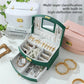 Portable Jewelry Storage Box with Mirror