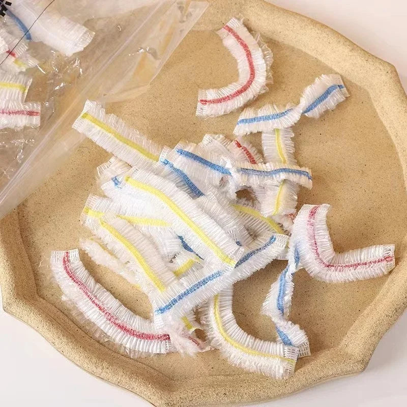 100pcs Disposable Colorful Food Wraps