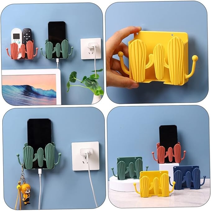 Self Adhesive Cactus Shape Mobile Holder