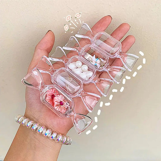 10pcs set Mini Transparent Candy Shape Organizer