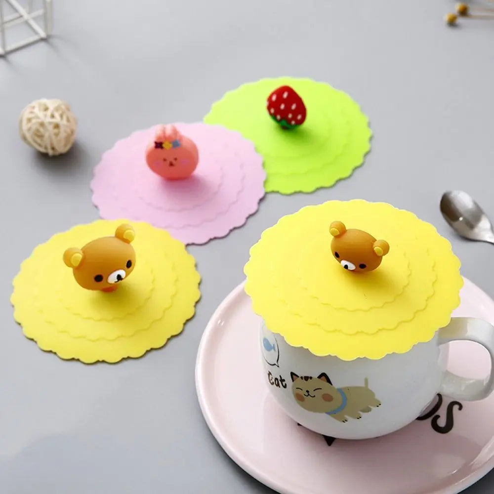 1 Pc Heat-Resistant Silicone Cup Cover