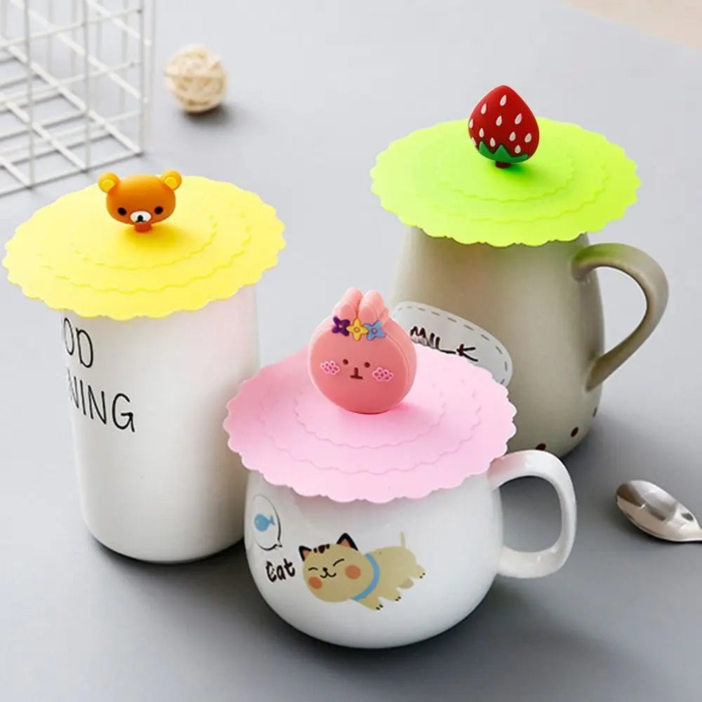 1 Pc Heat-Resistant Silicone Cup Cover