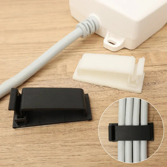 10Pc Adhesive Cable Organizer Clips