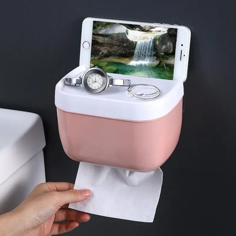 Multifunctional Wall Mounted Tissue Holder