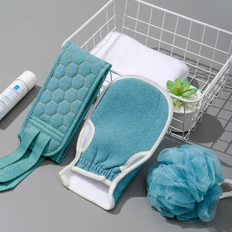 3PCs Bath Body Cleaning Scrubber Set