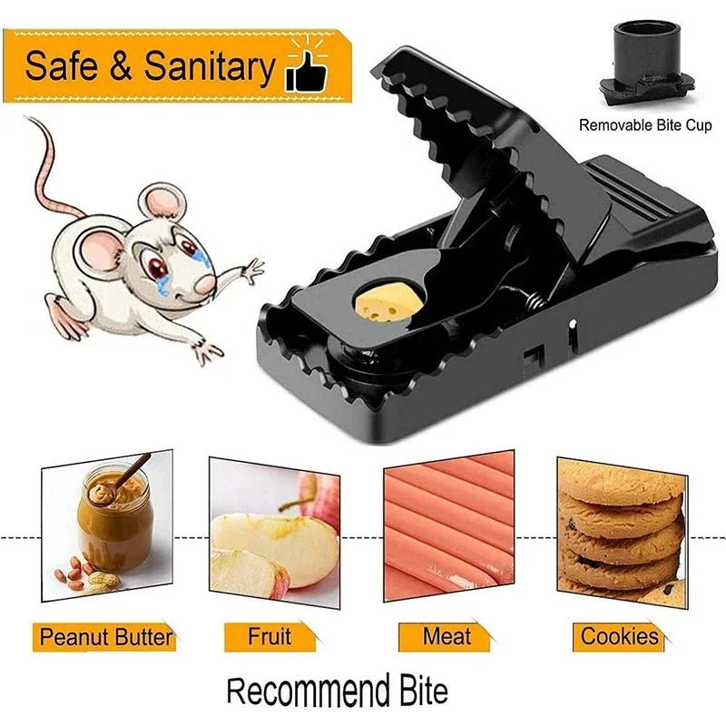 Heavy Duty Plastic Mousetrap Rat Catcher