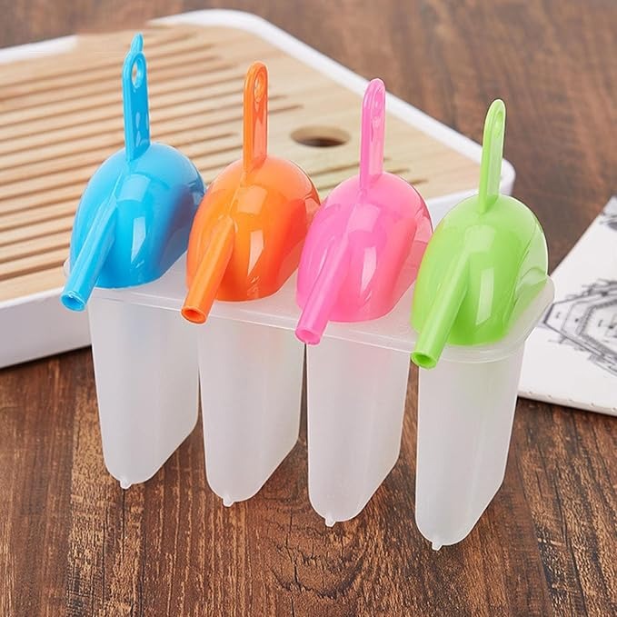 Ice Lolly Maker With Sipper Straw