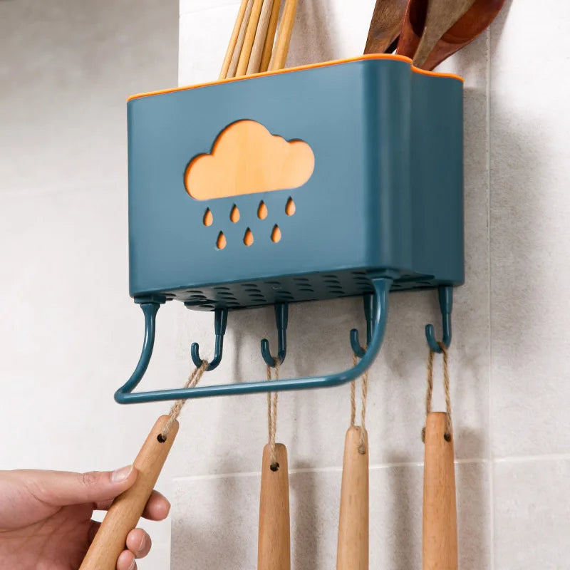 Multifunctional Wall mounted Cutlery Holder