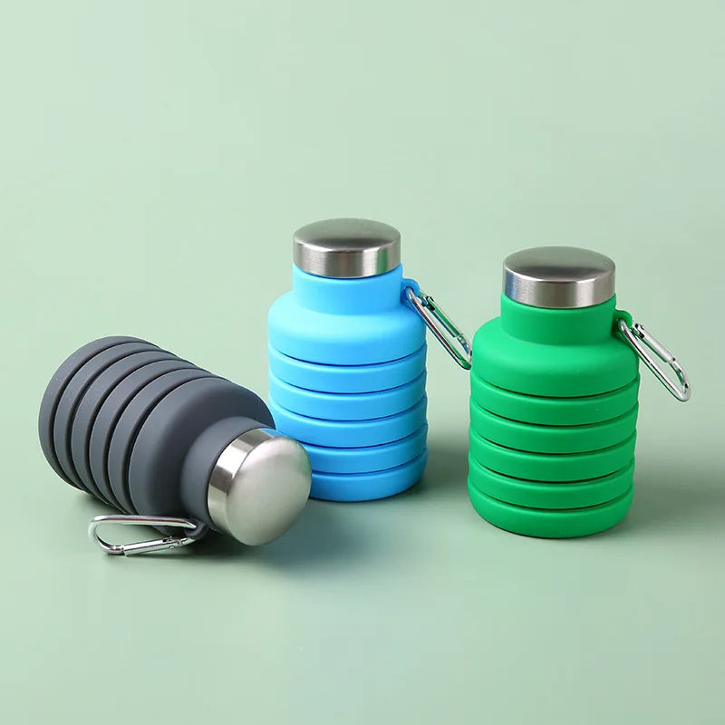 Silicone Retractable Water Bottle