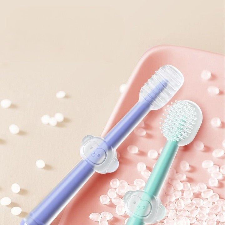 2PCs Silicon Baby Toothbrush for Milk Teeth