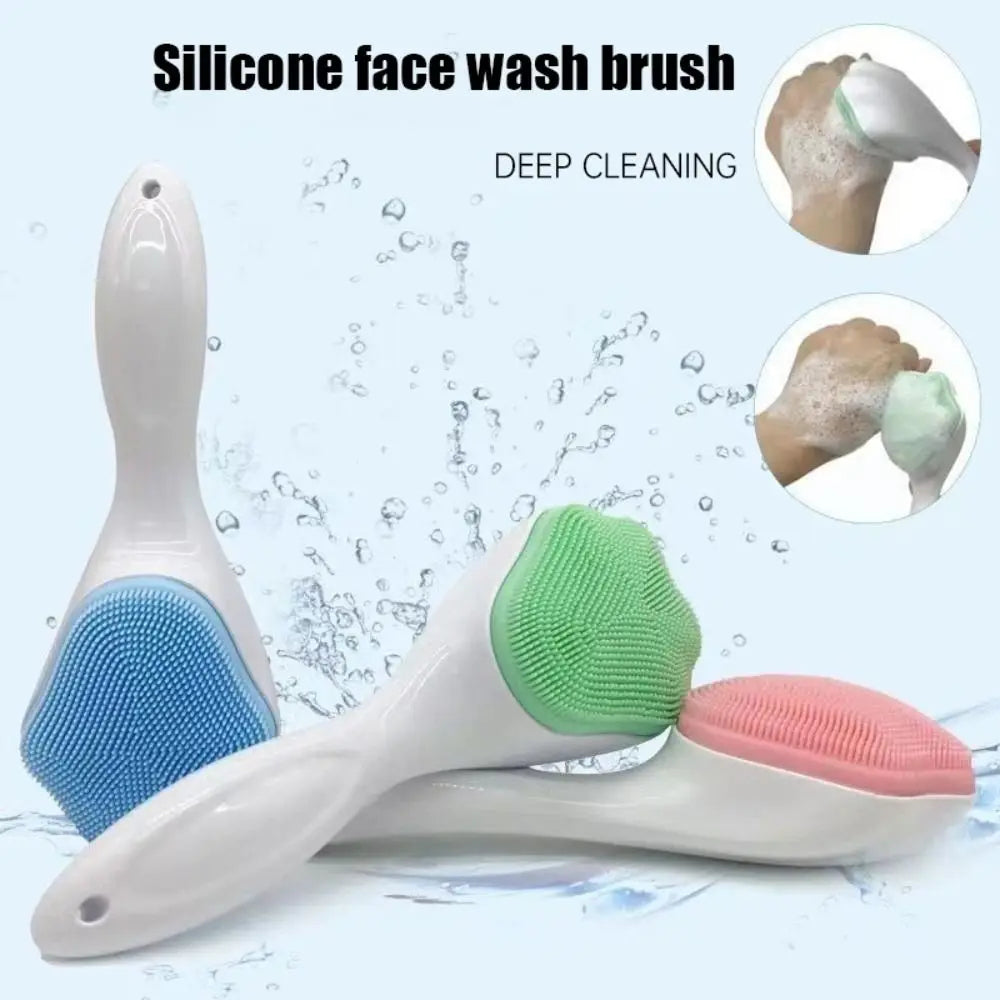 Silicone Face Scrubber Facial Brush