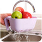 Plastic Drain Fruits & Vegetables Washing Basket