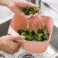 Plastic Drain Fruits & Vegetables Washing Basket