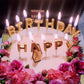 Happy Birthday Letter Cake Candles