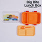 Cartoon Printed Plastic Lunchbox with Fork