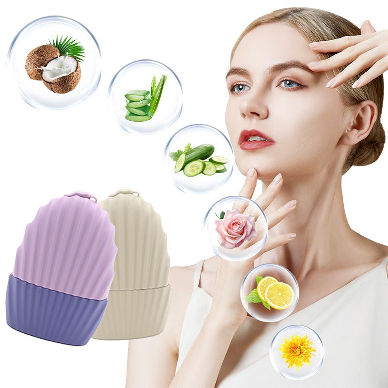 Shell Shaped Silicone Ice Roller