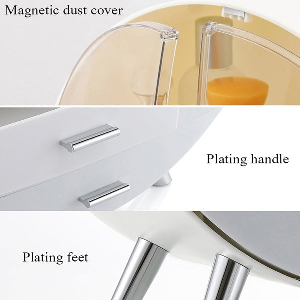 Oval Shape Makeup Organizer