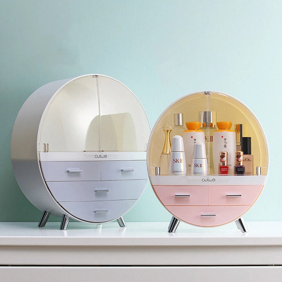 Oval Shape Makeup Organizer