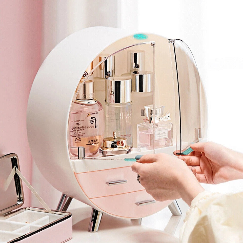 Oval Shape Makeup Organizer