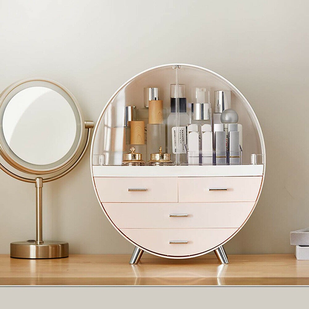 Oval Shape Makeup Organizer