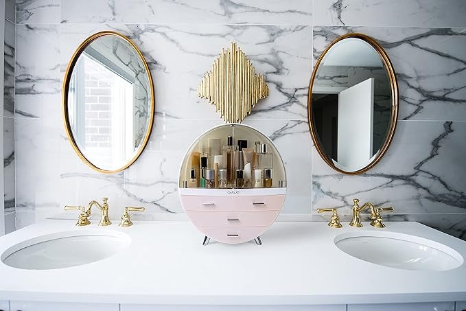Oval Shape Makeup Organizer