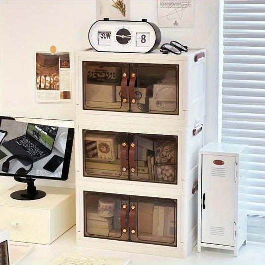 3 Cabinet Double-Door Foldable Storage Organizer